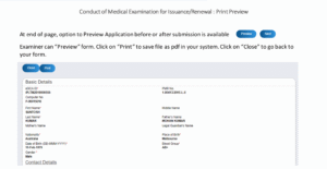 Medical Examination